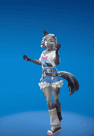 Wolf Wearing Shirt Saying Wolf GIF