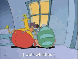Wolf Whistle Rocko's Modern Life GIF