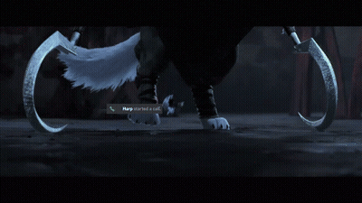Wolf With Red Eyes Saying Pick It Up GIF