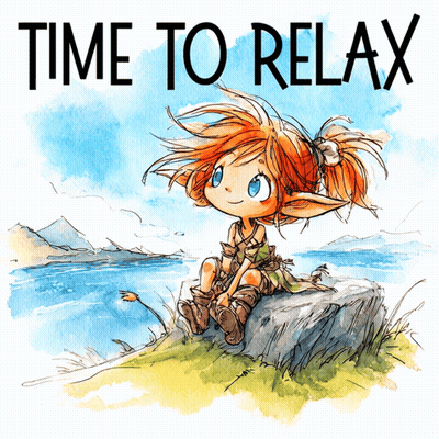 Wolf With Rest Up Text GIF