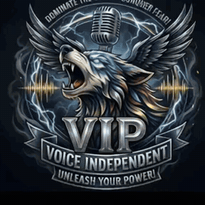 Wolf With Wings Holding Microphone Voice Independent Unleash Your Power GIF