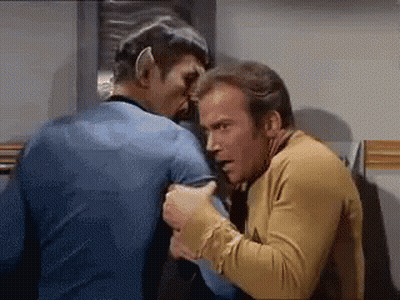 Wolverine And Cyclops Saying Watch It Bub GIF
