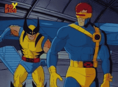Wolverine and Cyclops X-Men Cartoon