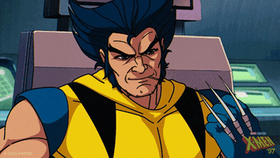 Wolverine Cartoon From X-Men GIF