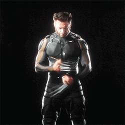 Wolverine Claws Famous Pose GIF