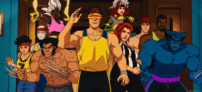 Wolverine Rogue And Cyclops Group GIF