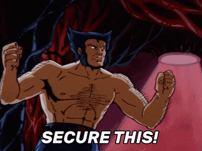 Wolverine Saying Secure This Fist In Air GIF