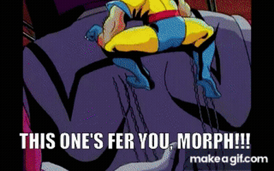 Wolverine Saying This One's Fer You Morph GIF