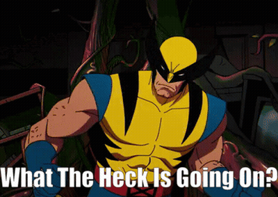 Wolverine What The Heck Is Going On GIF