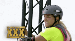 Woman Accepts The Challenge Fiercely GIF