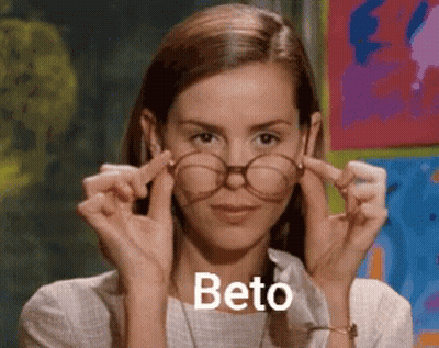 Woman Adjusting Glasses Beto GIF