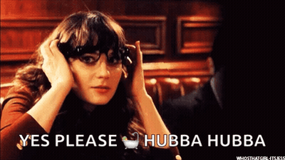 Woman Adjusting Glasses Yes Please Hubba Hubba GIF