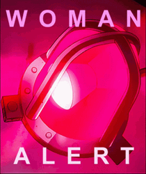 Woman Alert Siren Red Light  GIF