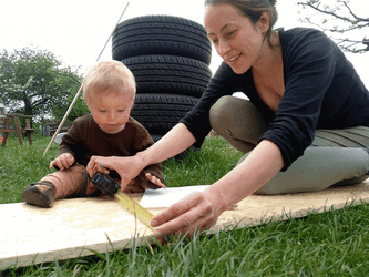 Woman And Baby In Collaboration GIF