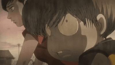 Woman And Boy Standing Together GIF