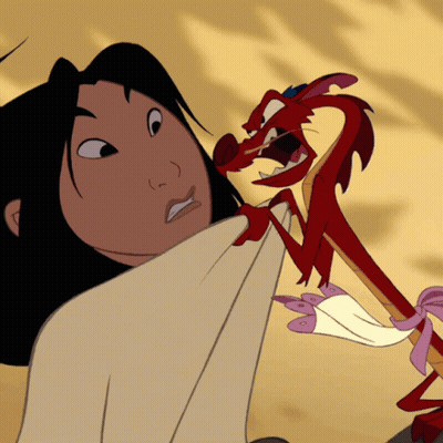 Woman And Dragon With White Cloth GIF