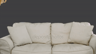 Woman And Little Girl Playing On Couch Depositphotos GIF