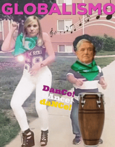 Woman And Man Dancing Globalismo GIF