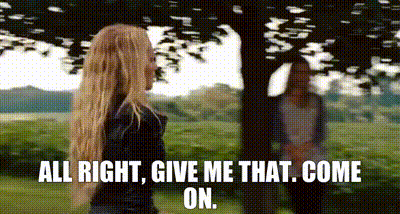 Woman And Man Standing Under Tree GIF