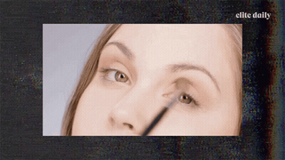 Woman Applying Eye Shadow Elite Daily GIF