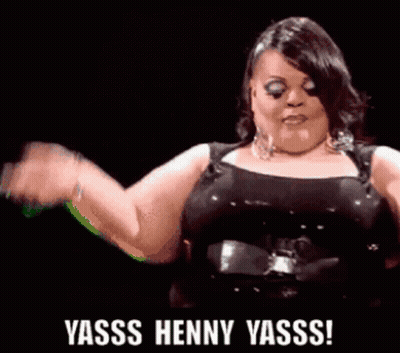 Woman Arms In The Air Yasss Henny Yasss GIF