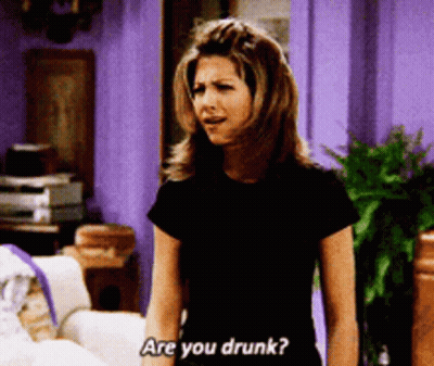 Woman Asking Are You Drunk Purple Wall GIF