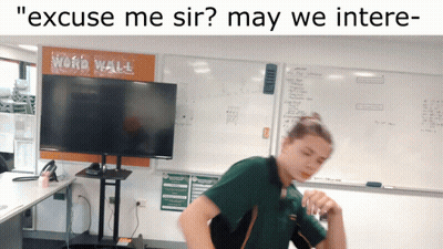 Woman Asking Excuse Me Sir GIF