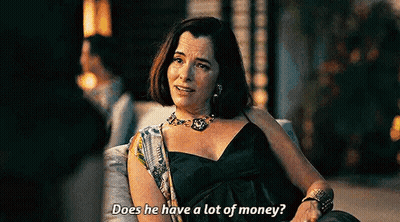 Woman Asking Man If He Has Money GIF