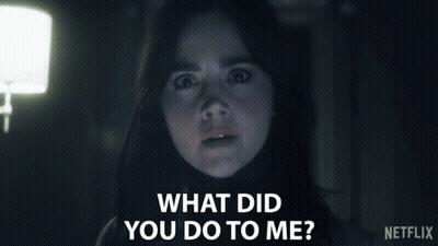 Woman Asking What Did You Do To Me Netflix GIF
