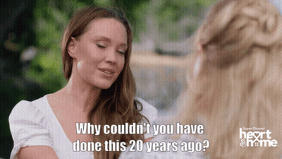 Woman Asking Why Couldn't You Have Done This 20 Years Ago GIF