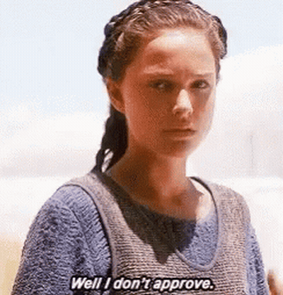Woman At Beach Saying Well I Don't Approve GIF