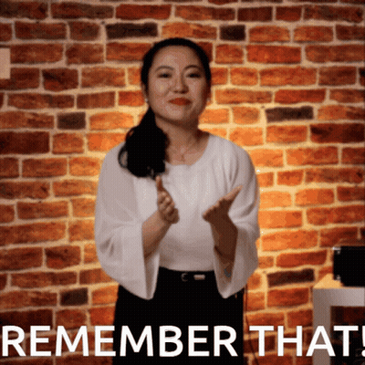 Woman At Brick Wall Remember That GIF