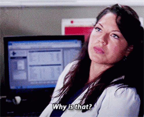 Woman At Computer Asking Why Is That GIF