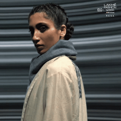 Woman At Lakme Fashion Week Ad GIF