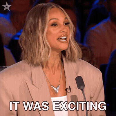 Woman At Microphone It Was Exciting GIF