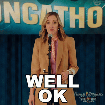 Woman At Microphone Saying Well Ok GIF