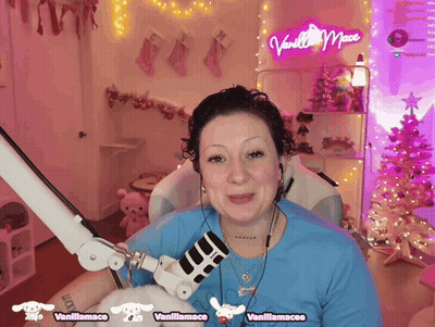 Woman At Microphone Vanillamacee GIF