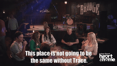 Woman At Table This Place Is Not Going To Be The Same Without Trace GIF