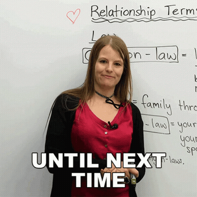 Woman At Whiteboard Saying Relationship Term GIF