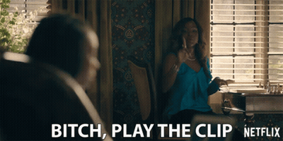 Woman At Window Saying Bitch Play The Clip GIF