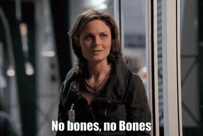 Woman At Window Saying No Bones No Bones GIF
