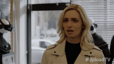 Woman At Window With #Uploadtv GIF