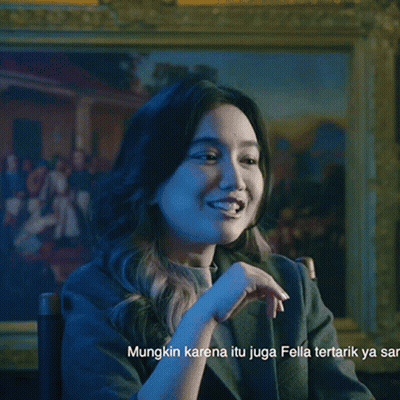 Woman Before Painting Mungkin Karena Itu Juga Fella Tertarik Ya GIF