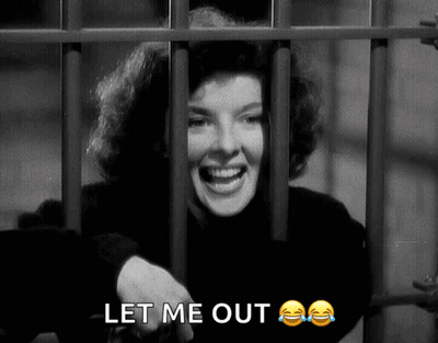 Woman Behind Bars Let Me Out GIF