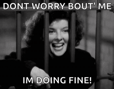 Woman Behind Bars Saying Dont Worry GIF