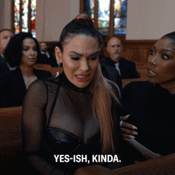 Woman Being Nasty Girl In Church GIF