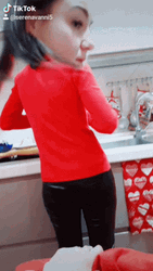 Woman Big Head Reaction GIF