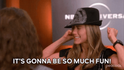 Woman Black Hat Gonna Be So Much Fun GIF