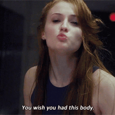 Woman Blowing Kiss You Wish You Had This Body GIF