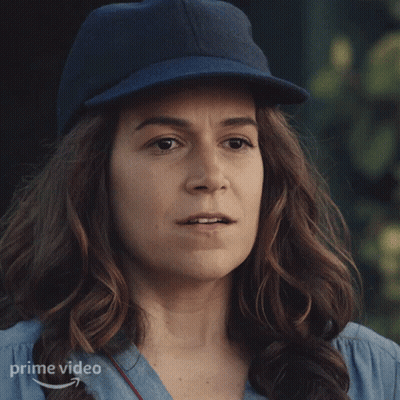 Woman Blue Hat Blue Shirt Prime Video GIF